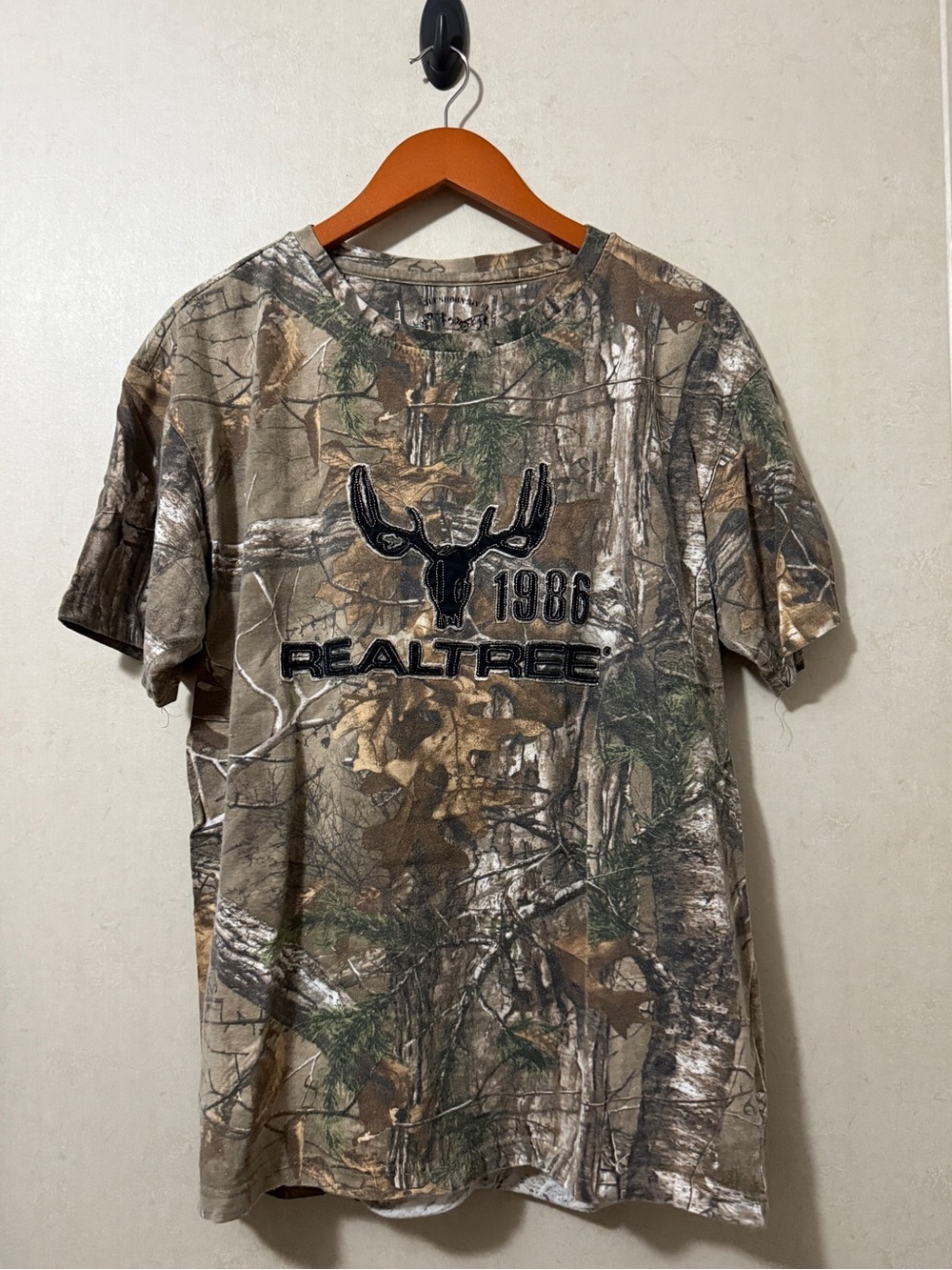 Vintage Buckhorn River Realtree 1986 Camo T-Shirt Men’s XL 100% Cotton